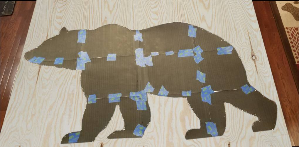 Plywood Bear Cut Out - Trace It Out On The Plywood