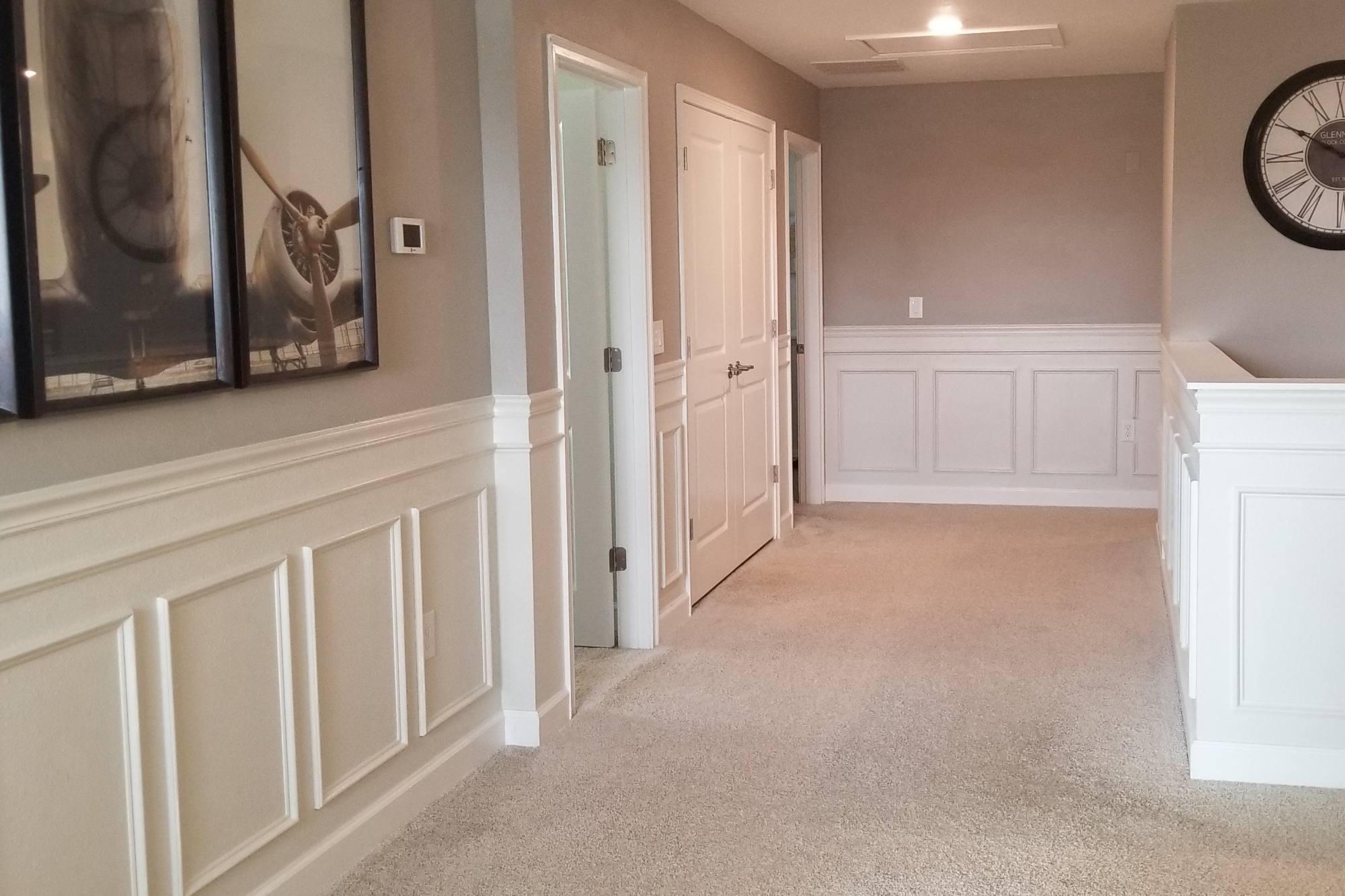 Easy Wainscoting - The Finished Product