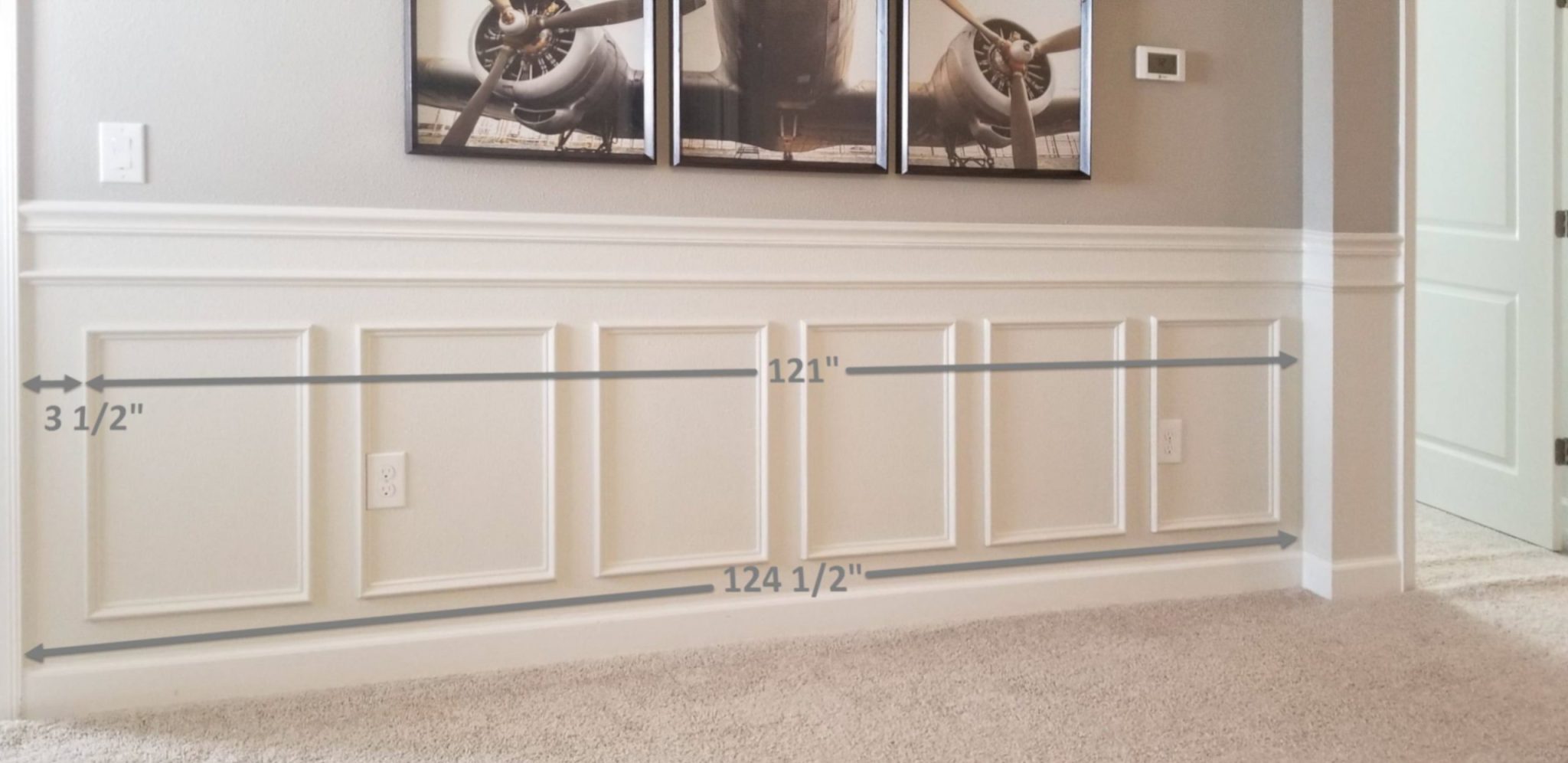 DIY Wainscoting - Part 1 - Design And Layout - Our Project Ideas